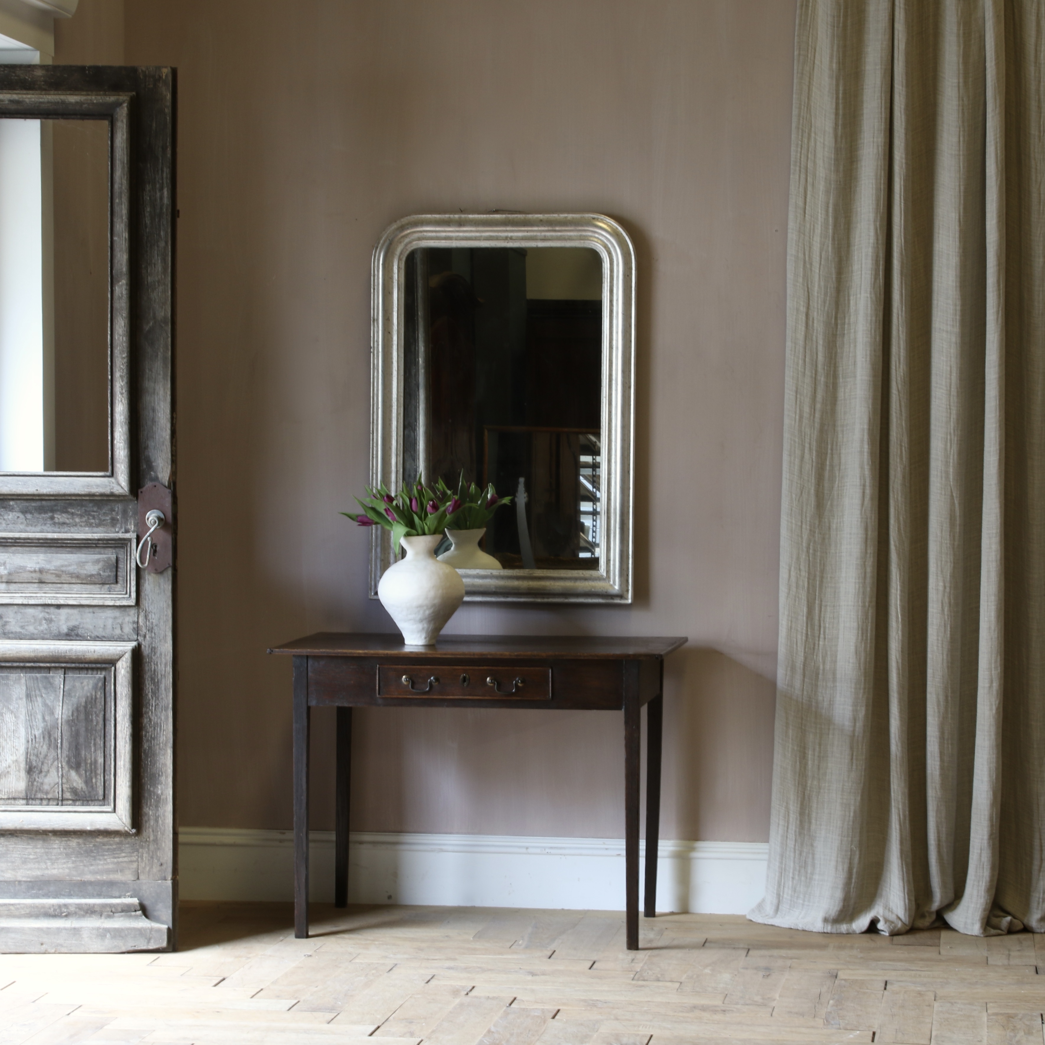 150-24 - Silver Louis Philippe Mirror